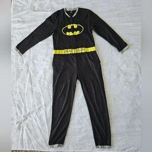 DC Comics Batman One Piece Union Pajamas Halloween Costume No Cape Adult Large
